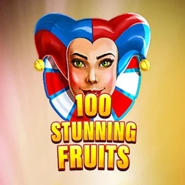 100 Stunning Fruits online game logo by SYNOT Games on draculascasino.com