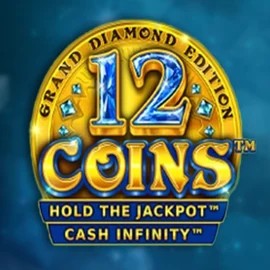 12 Coins Grand Diamond Edition game by Wazdan – logo hosted on Dracula Casino