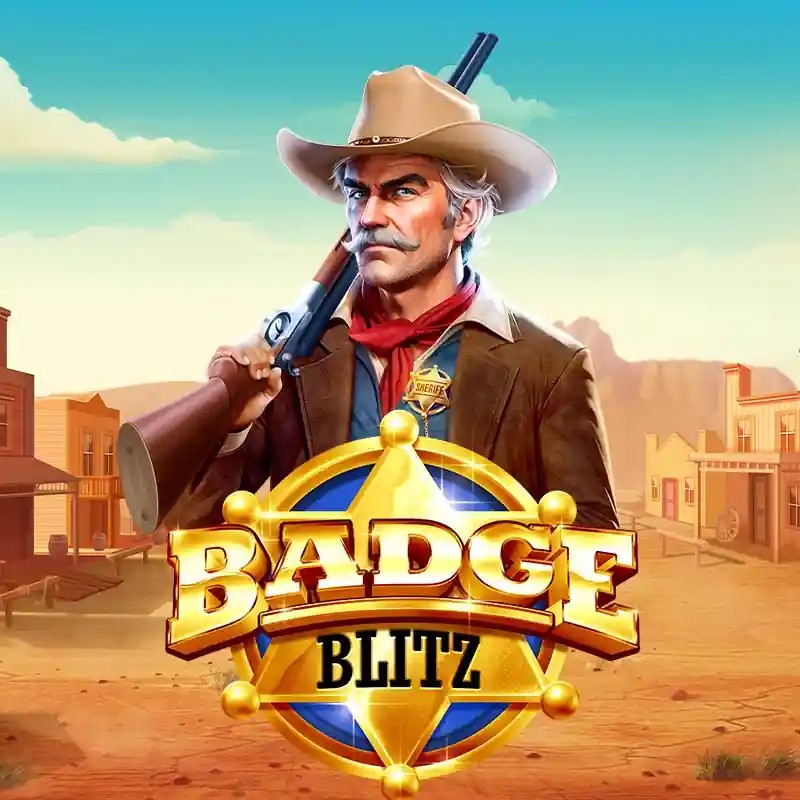 Try Badge Blitz slot by Pragmatic Play on draculascasino.com – logo image