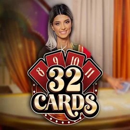 32 Cards slot icon by Ezugi, available at Dracula Casino