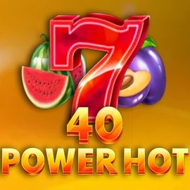 Official Slots logo: 40 Power Hot by Amusnet Interactive at Dracula Casino