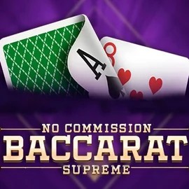 Baccarat Supreme slot logo by OneTouch Games at Dracula Casino