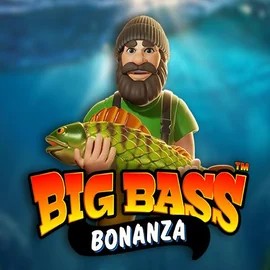 Slots logo of Big Bass Bonanza from Pragmatic Play at Dracula Casino