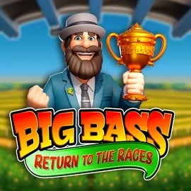 Slots logo of Big Bass Return to the Races from Pragmatic Play at Dracula Casino