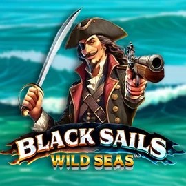 Black Sails Wild Seas logo – Slots by Infinity Dragon Studios at Dracula Casino
