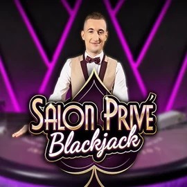 Blackjack Salon Privé by Ezugi, showcased at draculascasino.com – game logo