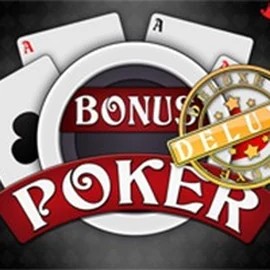 Official Table Games logo: Bonus Poker Deluxe - 3 Hands by RTG (Reel Time Gaming) at Dracula Casino