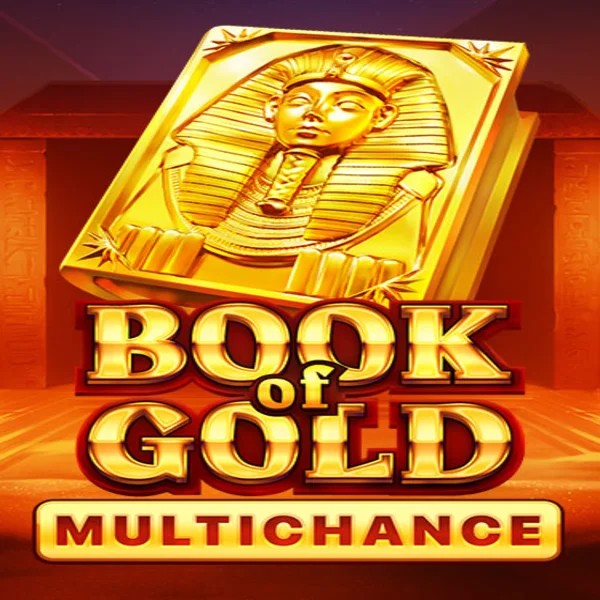 Book of Gold Multichance logo by Playson at Dracula Casino