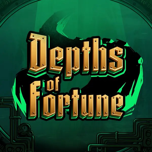 Depths of Fortune logo by AvatarUX Studios at Dracula Casino