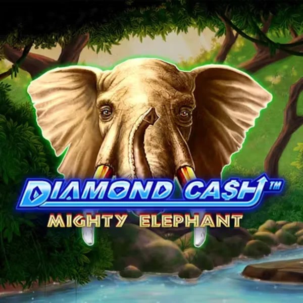 Try Diamond Cash Mighty Elephant slot by Greentube on draculascasino.com – logo image