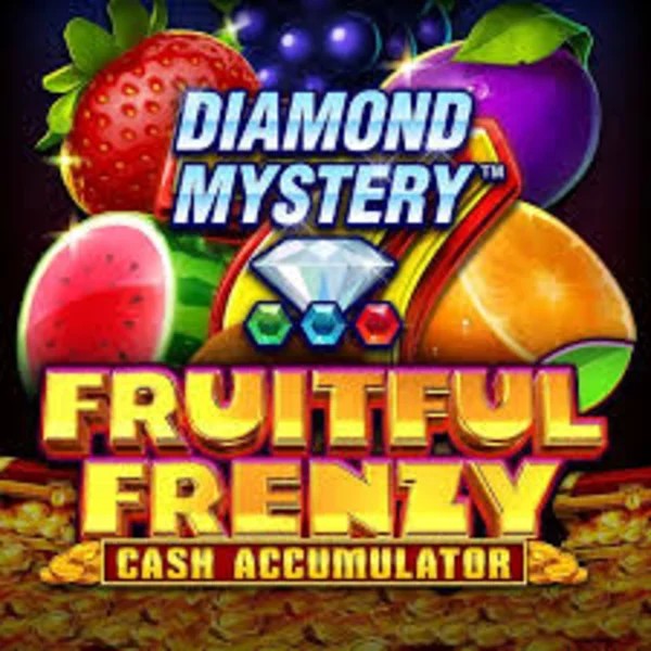 Diamond Mystery Fruitful Frenzy Cash Accumulator slot visual from Greentube available on draculascasino.com