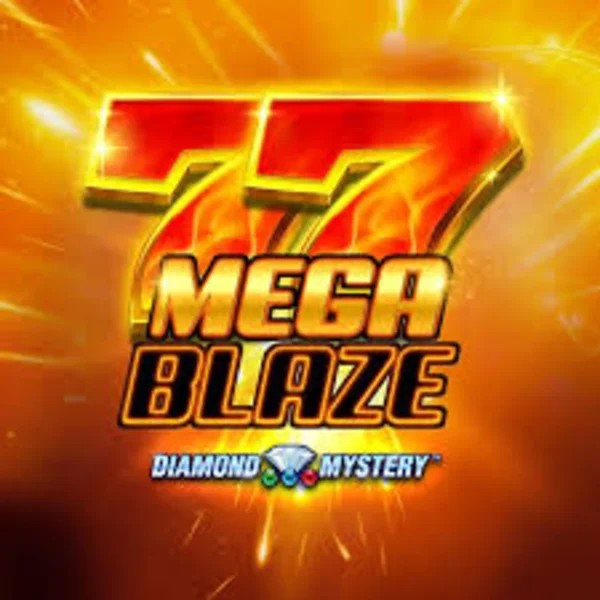 Diamond Mystery Mega Blaze by Greentube, showcased at draculascasino.com – game logo