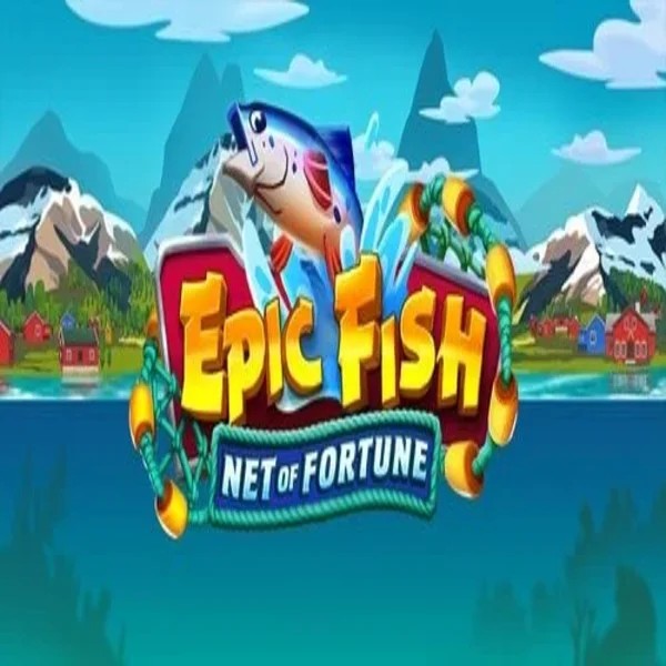Epic Fish Net of Fortune slot logo by Quickspin at Dracula CasinoEpic Fish Net of Fortune