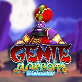 Genie Jackpots Wishmaker logo by Blueprint Gaming at Dracula Casino