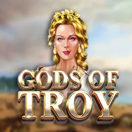 Slots logo of Gods of Troy from Red Tiger Gaming at Dracula Casino