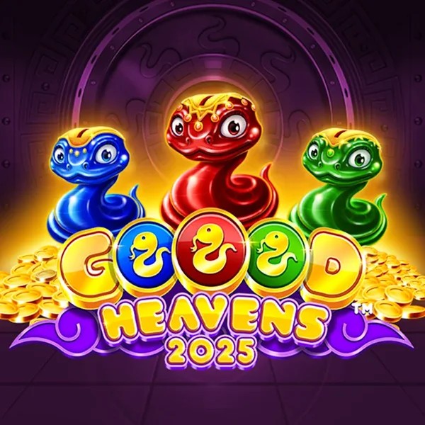 Goood Heavens logo – Slots by Rarestone Gaming at Dracula Casino