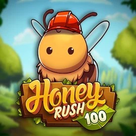 Honey Rush 100 casino game by Play'n GO – featured logo at Dracula Casino