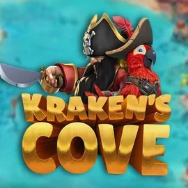 Krakens Cove online game logo by Relax Gaming on draculascasino.com