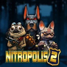 Enjoy Nitropolis 2 by ELK Studios – logo hosted on draculascasino.com
