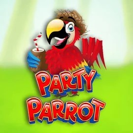 Party Parrot slot logo by Rival at Dracula Casino