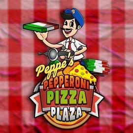 Slots logo of Peppe’s Pepperoni Pizza Plaza from Pragmatic Play at Dracula Casino