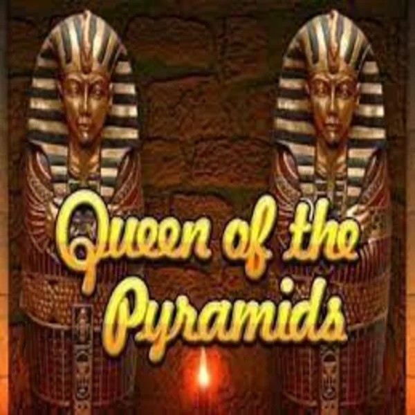 Slots logo of Queen of the Pyramids from Playtech at Dracula Casino