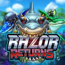 Razor Returns slot visual from Push Gaming available on draculascasino.com