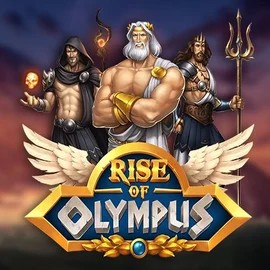 Rise of Olympus logo – Slots by Play'n GO at Dracula Casino