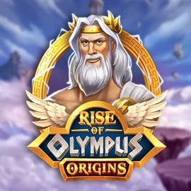 Rise of Olympus Origins slot logo by Play'n GO at Dracula Casino