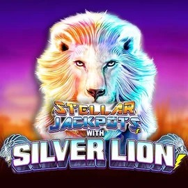 Stellar Jackpots with Silver Lion logo by Lightning Box Game Dracula Casino