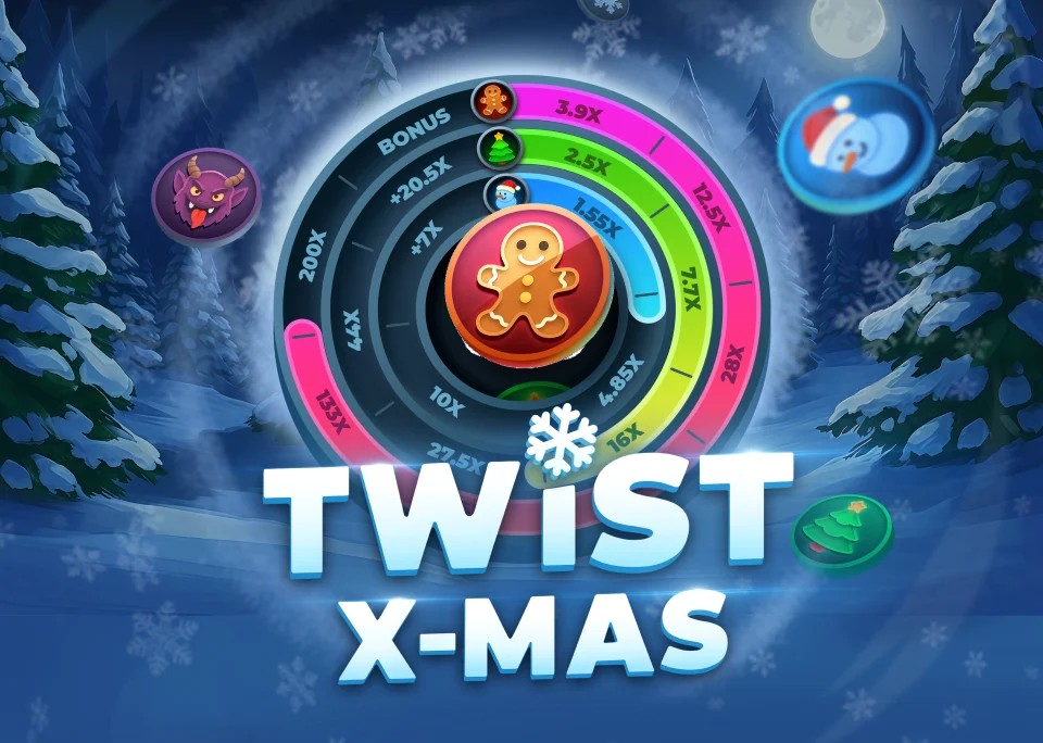 Twist X-mas game by InOut – logo hosted on Dracula Casino
