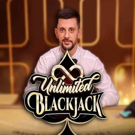 Live Casino logo of Unlimited Blackjack from Ezugi at Dracula Casino