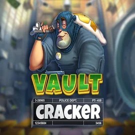 Vault Cracker logo – Slots by Red Tiger Gaming at Dracula Casino