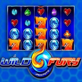 Wild Fury Jackpots online game logo by IGT on draculascasino.com